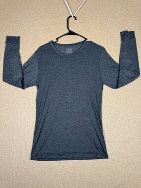 32 Degrees Heat Men's Small Gray Long Sleeve Thermal Base Layer Shirt T-Shirt
